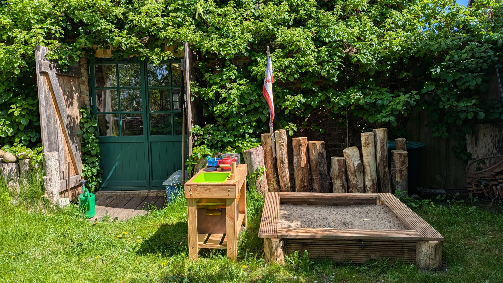 Spielbereich im Garten